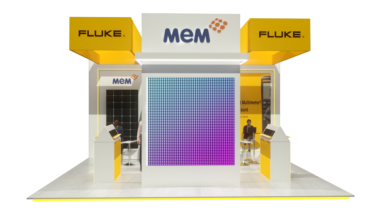 Stand FLUKE Exposolar 2025 Bogotá