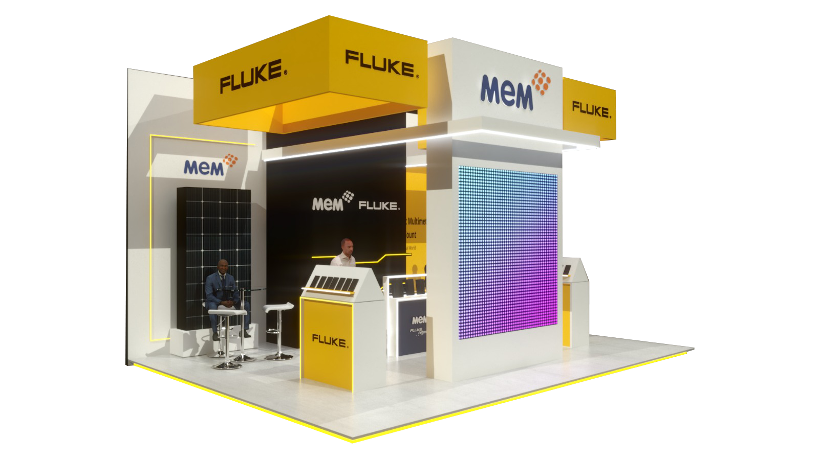 Stand FLUKE Exposolar 2025 Bogotá