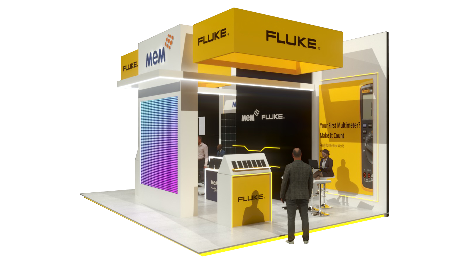 Stand FLUKE Exposolar 2025 Bogotá